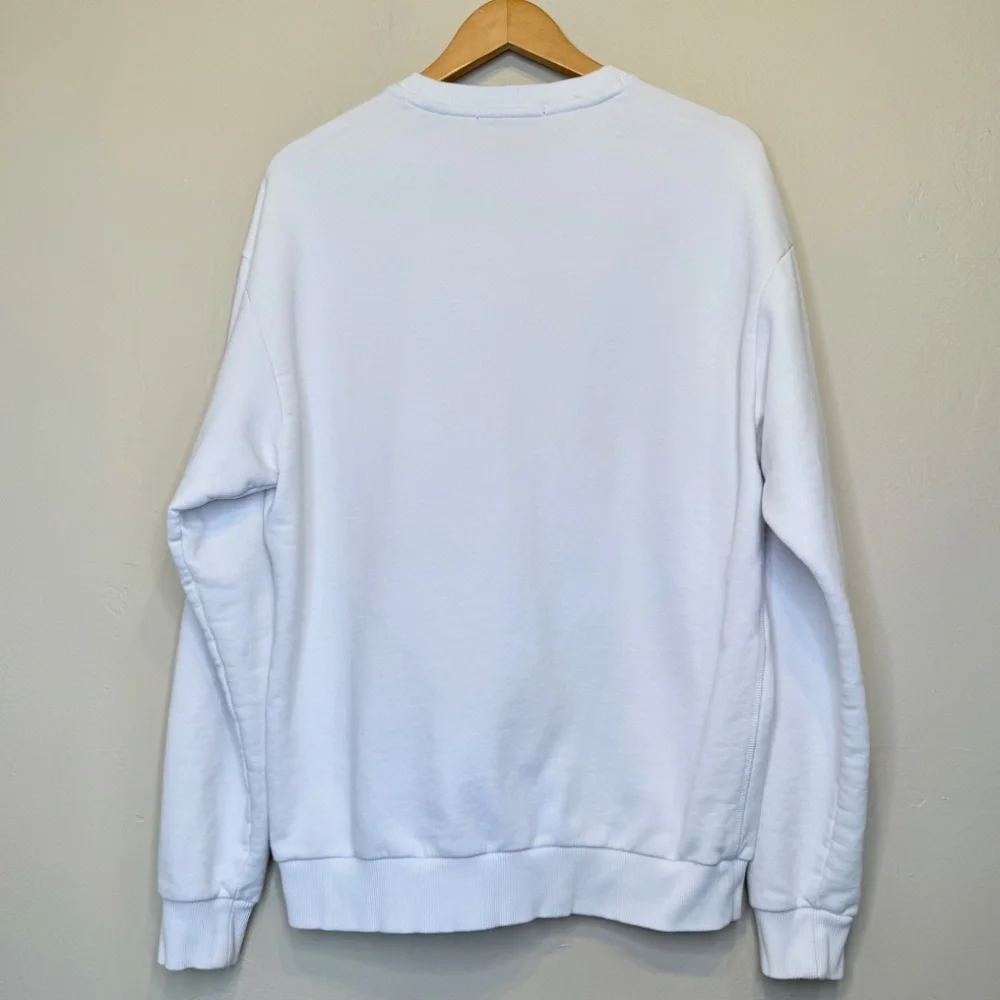 Scotch & Soda Freedivers Neon Logo Activewear Beach Coastal Crewneck Sweatshirt